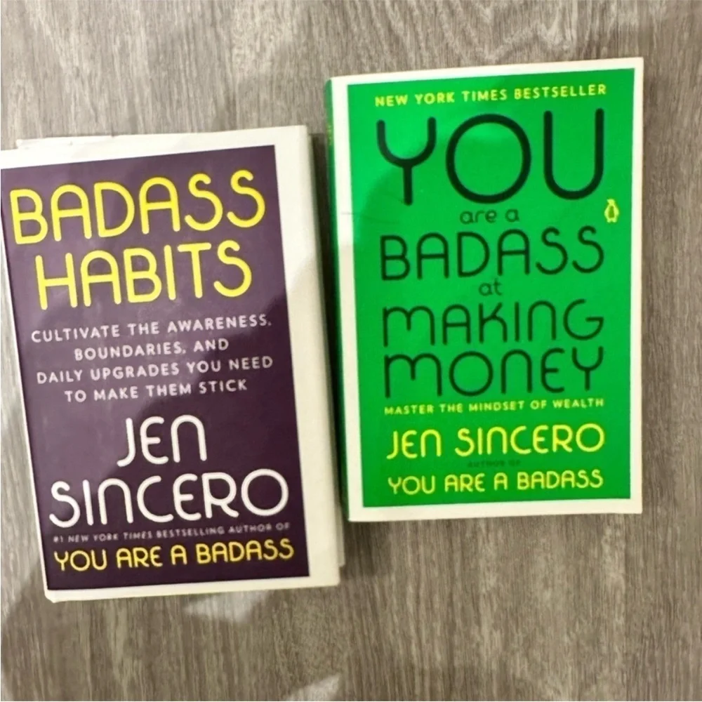 SELF-HELP AND MANIFESTATION BOOKS -bundle of 5 books, Sincero, Gabby, etc. Money